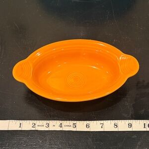 Fiesta® Ware Poppy Orange Oval Baking / Relish Dish – Homer Laughlin USA
